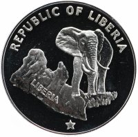 Купить Либерия 5 долларов (dollars) 1973 "Либерия"