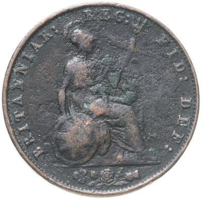 купить Великобритания 1/2 пенни (penny) 1857