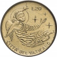 купить Ватикан 20 лир 1969