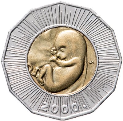 купить Хорватия 25 кун (kuna) 2000 "Рождение нового тысячелетия"