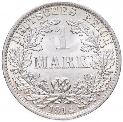купить Германия, Германская империя 1 марка 1914 A знак монетного двора: "A" - Берлин
