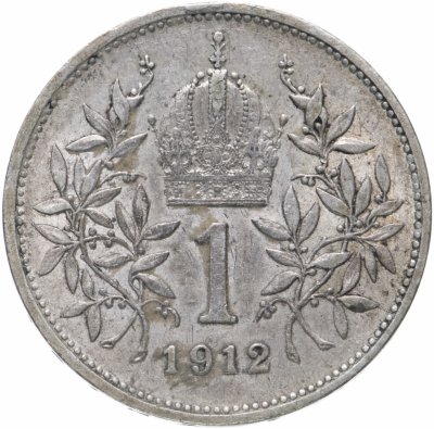 купить Австро-Венгрия 1 крона 1912 год для Австрии