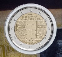 купить Андорра 2 евро 2017 "Государственный гимн", в блистере