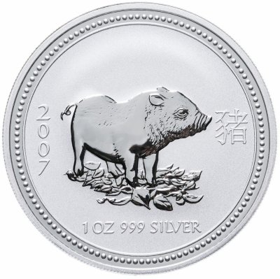 купить Австралия 1 доллар (dollar) 2007 Year of the Pig (год Свиньи)