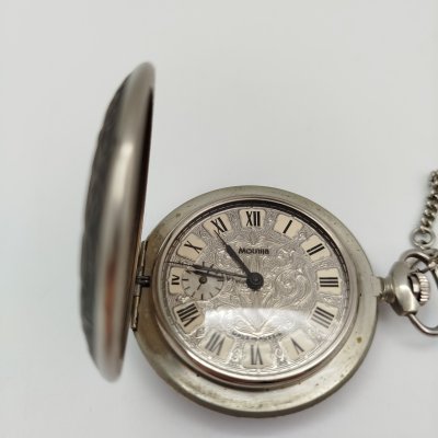 купить Часы карманные "Жар-птица", металл, бумага, печать, Челябинский часовой завод «Молния», СССР, 1980-1990 гг.