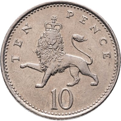 купить Великобритания 10 пенсов (pence) 1992