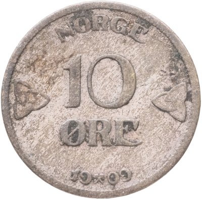 купить Норвегия 10 эре (ore) 1909