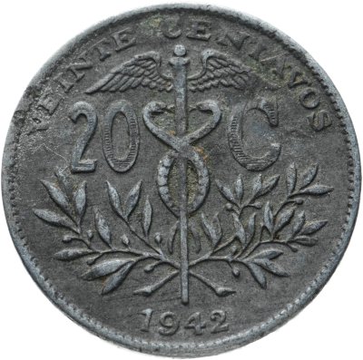 купить Боливия 20 сентаво (centavos) 1942
