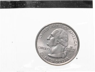 купить США 1/4 доллара (квотер, 25 центов) 2001 D "Штат Кентукки" в запайке
