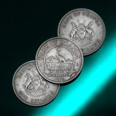 купить Уганда 1 шиллинг (shilling) 1976