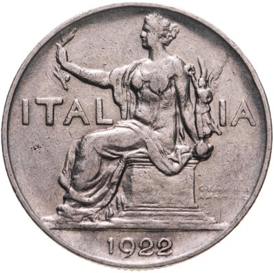 купить Италия 1 лира (lira) 1922