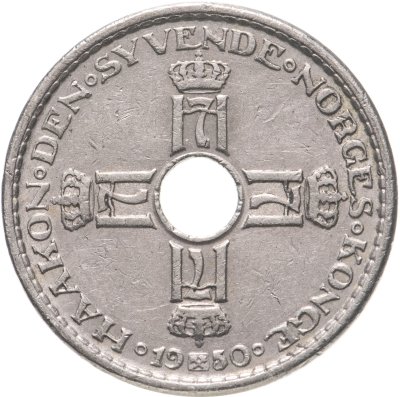 купить Норвегия 1 крона (crown) 1950