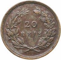купить Португалия 20 рейс (reis) 1892 Без отметки монетного двора