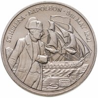 купить Острова Святой Елены и Вознесения 50 пенсов (pence) 1986 "165 лет со дня смерти Наполеона"