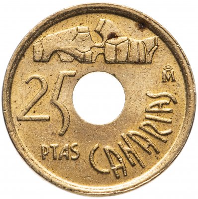 купить Испания 25 песет (pesetas, ptas) 1994 "Канарские острова"