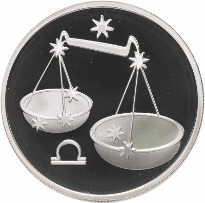 купить 2 рубля 2002 ММД Proof "Знаки зодиака - Весы"