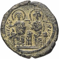 купить Византийская империя, Юстин II, 565-578 годы, фоллис.