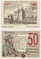купить Германия (Рейнская провинция: Калькар) 50 пфеннигов 1922 (214.1/B1) "Крепость Калькар"