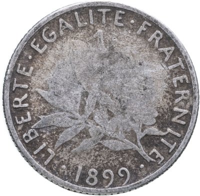 купить Франция 1 франк 1899