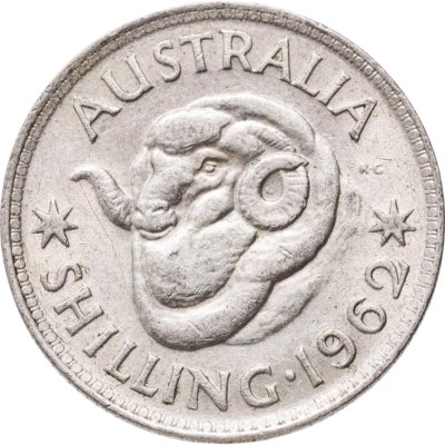 купить Австралия 1 шиллинг (shilling) 1962