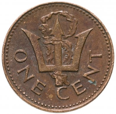 купить Барбадос 1 цент (cent) 1973-1987, случайная дата