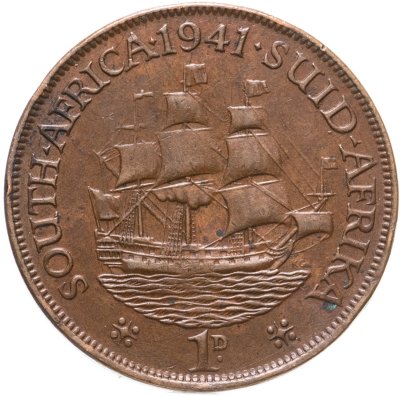 купить ЮАР 1 пенни (penny) 1941