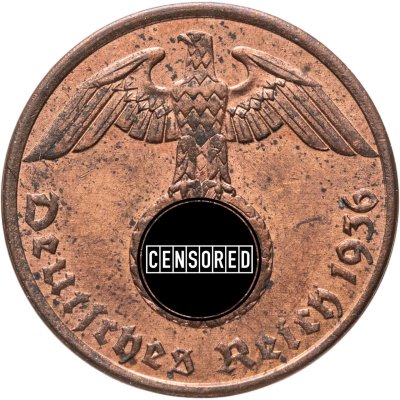 купить Германия, Третий рейх 1 рейхспфенниг (reichspfennig) 1936