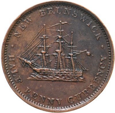 купить Канада, Нью-Брунсвик 1\2 пенни 1854
