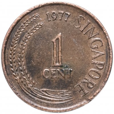 купить Сингапур 1 цент (cent) 1976-1984 магнетик, случайная дата