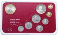 Купить Швейцария набор монет 2006 (8 монет+жетон в футляре)