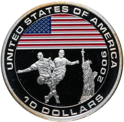 купить Либерия 10 долларов 2005 "Чемпионат мира по футболу 2006 - США"