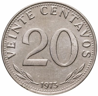 купить Боливия 20 сентаво 1973