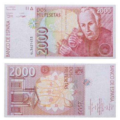 купить Испания 2000 песет 1992