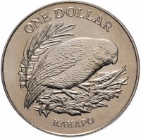 Купить Новая Зеландия 1 доллар 1986 Какапо