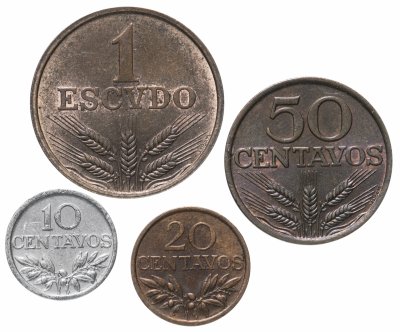 купить Португалия, набор из 4 монет 1971-1978