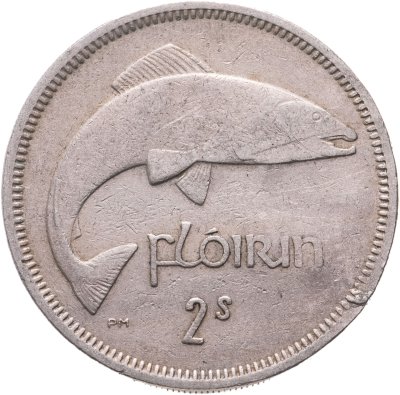 купить Ирландия 2 шиллинга (флорин, shillings) 1963