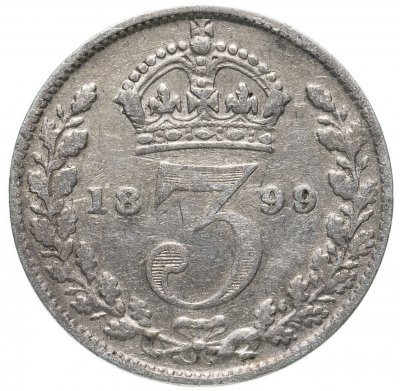 купить Великобритания 3 пенса (pence) 1898