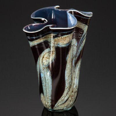 купить Ваза, стекло, сульфидно-цинковое, СССР, 1950-1970 гг.