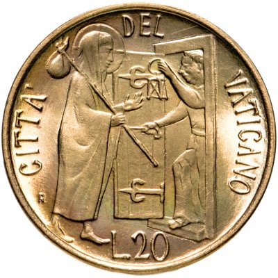 купить Ватикан 20 лир (lire) 1981