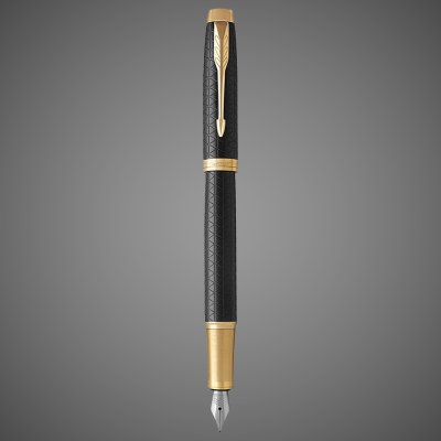 купить Перьевая ручка Parker IM Premium Black GT, цвет чернил: blue, в подарочной упаковке., Металлы: латунь, позолота, позолота, 2026 г.