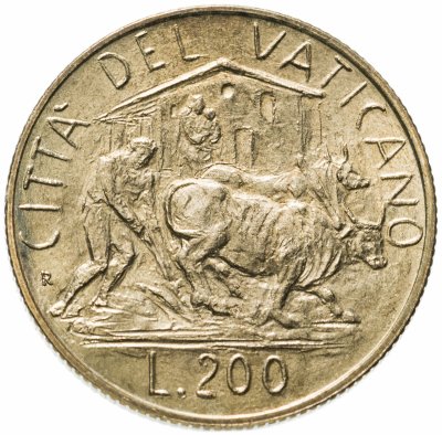 купить Ватикан 200 лир (lire) 1982