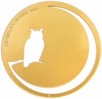 Купить Монголия 500 тугриков 2016 "Сова", в футляре с сертификатом