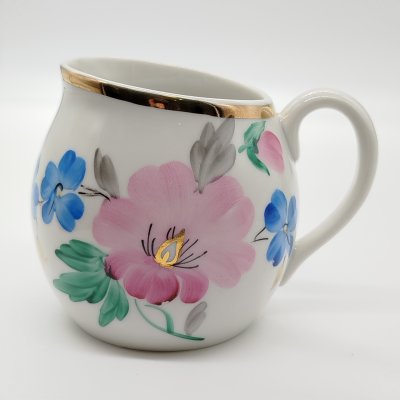 купить Молочник с цветочным декором, фарфор, роспись, золочение, 1953-1958 гг.
