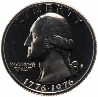 купить США 25 центов 1976 "S" "200 лет независимости США" (квотер)