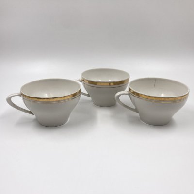 купить Набор из 3-х чашек, СССР, фарфор, золочение, 1970-1980 гг.