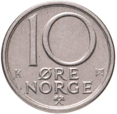 купить Норвегия 10 эре 1985