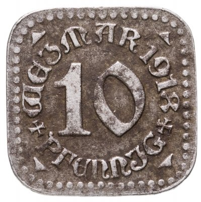купить Германия (Веймар) нотгельд 10 пфеннигов 1918