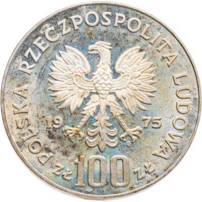 купить Польша 100 злотых (zlotych) 1975 135 лет со дня рождения Хелены Моджеевской