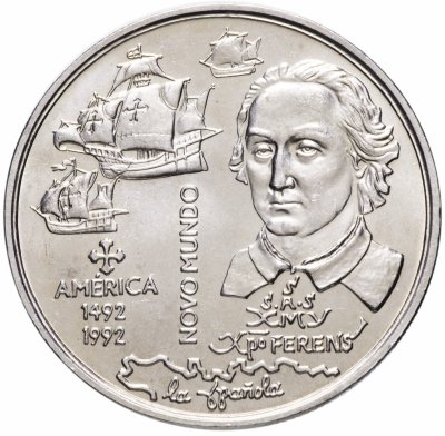 купить Португалия 200 эскудо (escudos) 1992 "Новый мир - Америка"