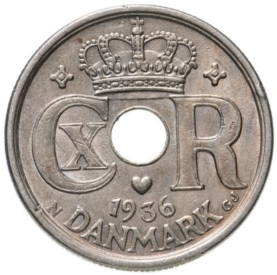 купить Дания 25 эре (ore) 1936